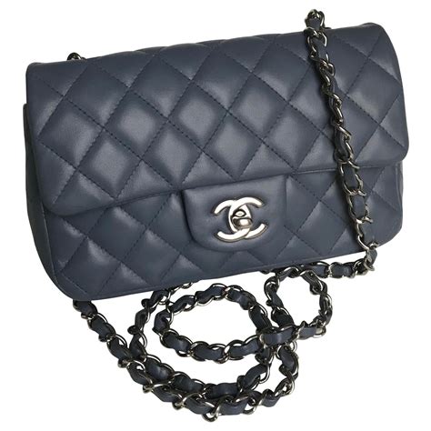 Chanel Timeless Mini Flap Vintage Blu 